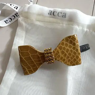 acca/리본형 가죽 머리핀