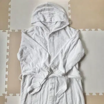 무인양품 오가닉 코튼 겨드랑이 솔기 없는 목욕 가운 남녀 공용 S-M