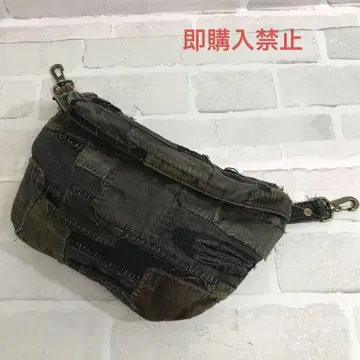 nb-94.blackmeans 블랙 미즈 크러스트 힙 백