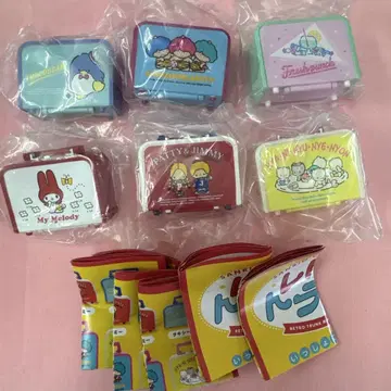 산리오 캐릭터 레트로 트렁크 미니어처 컬렉션 전 6종 컴프