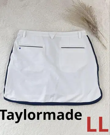 Taylormade 테일러메이드 화이트 네이비 트림 스커트