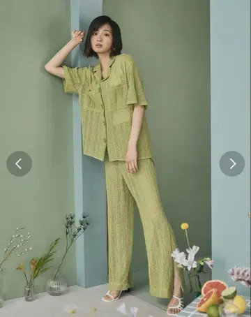 MURUA 무루아 메쉬 슬릿 팬츠