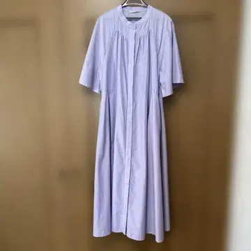 ADIEU TRISTESSE 연보라색 셔츠 원피스 반팔