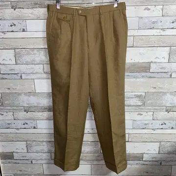 dunhill 80's 린넨 와이드 팬츠 size50 ITALY제