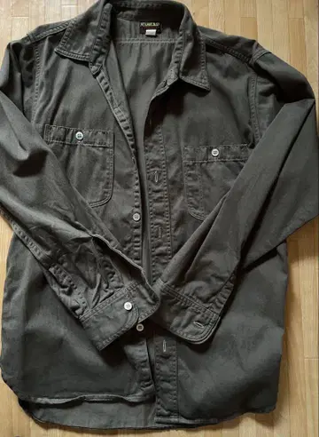 24aw 워크 셔츠 올리브