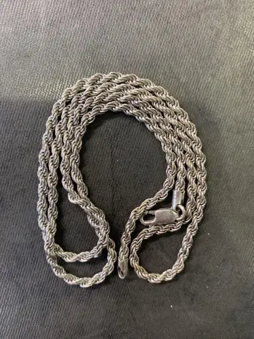 AVALANCHE silver925 55cm 로프 체인 목걸이