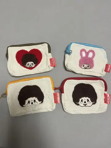몬치치 가챠 파우치 모코모코 스퀘어 파우치 사가라 파우치 미사용 새상품