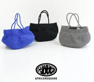 AFRICANSQUARE 아프리카 스퀘어 바스켓 백 나일론