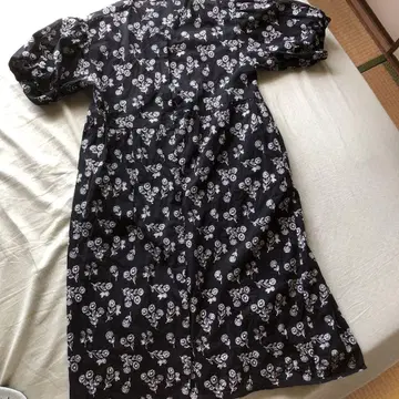Samansa Mos2 꽃무늬 반팔 셔츠 원피스