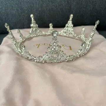 실버 크리스탈 티아라