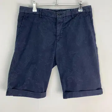 에트로 하프 팬츠 ETRO 페이즐리 네이비 46 S M 상당