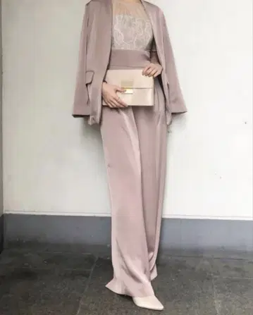 LAGUNAMOON LADY 시어 드레이프 슬리브 팬츠 드레스