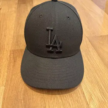 LA 로고 블랙 59FIFTY 캡 7 1/2