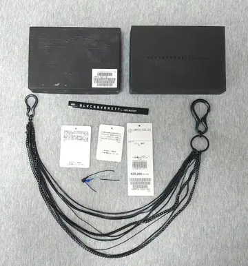 BLACK BARRETT 지갑 체인 블랙 바렛 닐 바렛