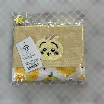 FEILER 페이러 치이카와 자수 파우치 토끼 레몬 도트