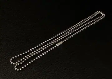 NEW 실버 볼 체인 925 목걸이 60cm silver