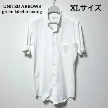 UNITED ARROWS 그린 라벨 반팔 셔츠 XL 사이즈