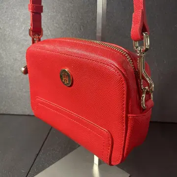 TOMMYHILFIGER 타미힐피거 가죽 숄더백 RED