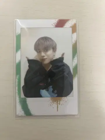 히라모토 켄 친필 사인 폴라로이드 안콘