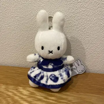 네덜란드 한정판 미피 델프트 블루 드레스 키링 봉제 인형