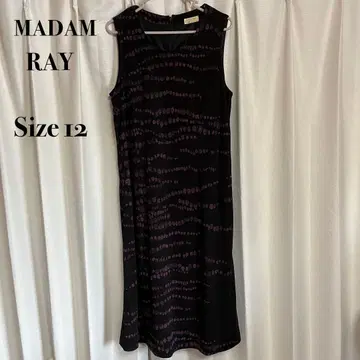 MADAM RAY 슬리브리스 원피스 민소매 원피스 사이즈 12
