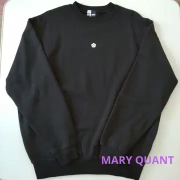 MARY QUANT 원포인트 자수 맨투맨 F 트레이닝복