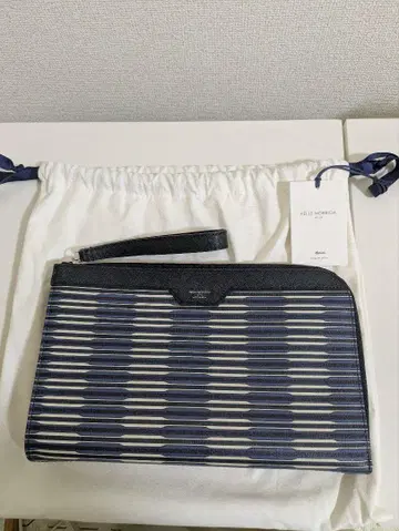 PELLE MORBIDA 클러치백 네이비