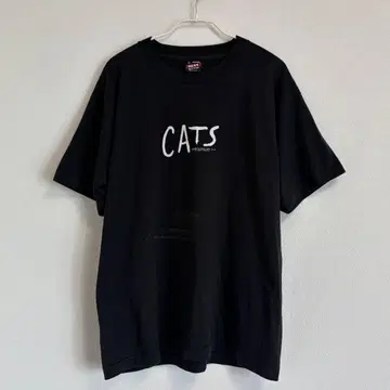 90s CATS 캣츠 뮤지컬 티셔츠 무비 블랙 후르츠
