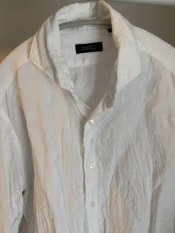 BARNEYS NEW YORK 린넨 화이트 셔츠
