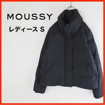 A3677*MOUSSY*숏 기장 다운 자켓*1*S*블랙