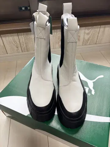 푸마 우먼 메이즈 스택 첼시 부츠