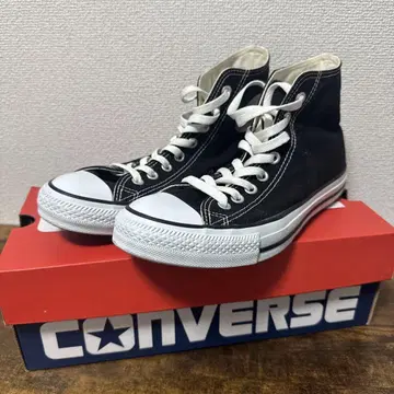 CONVERSE 블랙 하이컷 스니커즈