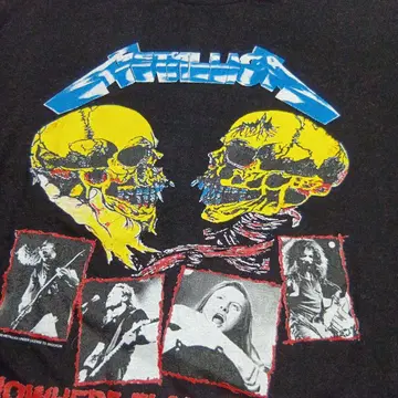 Metallica 티셔츠 L 사이즈 블랙