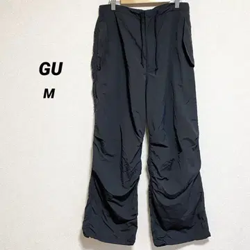 지유 워크 팬츠 파라슈트 팬츠 다크 그레이 M
