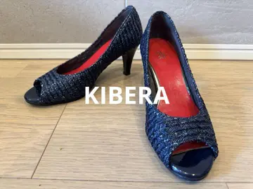 KIBERA 키베라 오픈토 펌프스 네이비