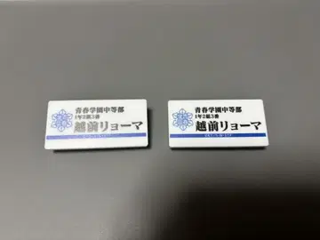 테니스의 왕자님 전 명찰 배지 에치젠 료마
