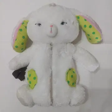 토끼 봉제 인형 백팩