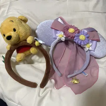 디즈니 머리띠 푸우 라푼젤