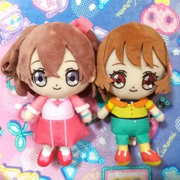 딜리셔스 파티 프리큐어 큐어 프렌즈 봉제 인형 와미 유이 하나미란