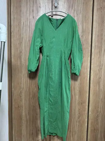 베르메이유 페예나 린넨 원피스 그린 34