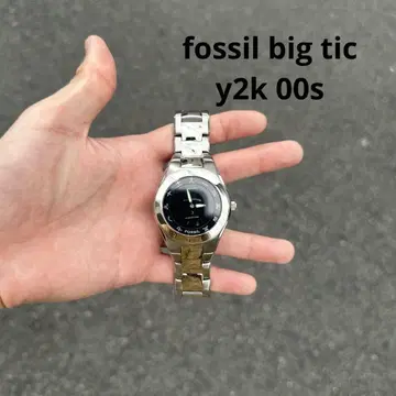 fossil big tic 파슬 빅 틱 y2k 00s 한자 숫자