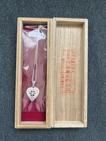아키타 타케야 은제품 아키타 은제품 하트 모티브 목걸이