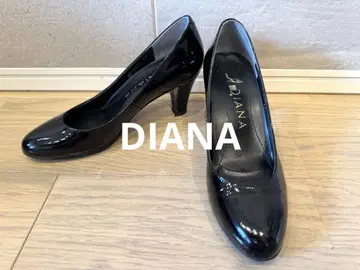 DIANA 다이애나 에나멜 펌프스 블랙 22