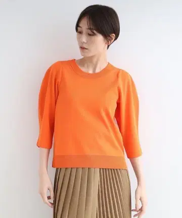 INDIVI 볼륨 슬리브 니트 38