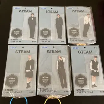 &TEAM 클리어 스탠드 6종 세트