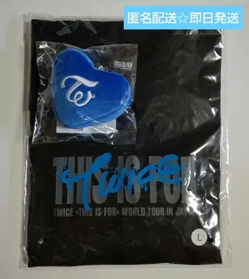 TWICE THIS IS FOR 티셔츠 리버서블 백 참 트와일