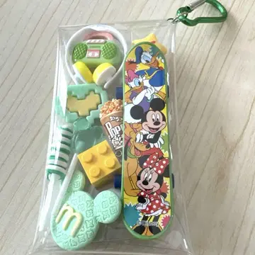 가챠 파우치 미키 그린