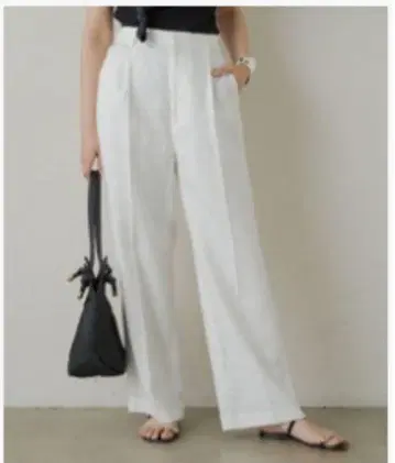 라운지 드레스 loungedress 린넨 세미 와이드 팬츠