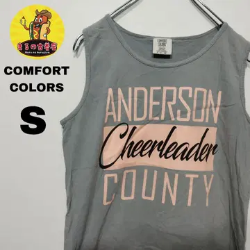 usa 구제 의류 COMFORT COLORS 슬리브리스 S 그레이
