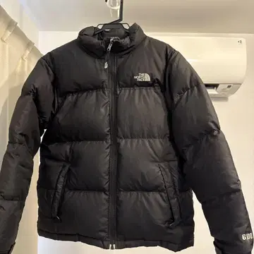 The North Face 블랙 다운 자켓 L/14-16